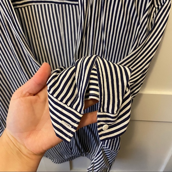Zara Cropped Collared Blouse - Picture 5 of 5